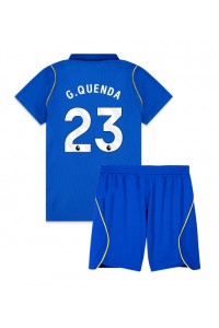 Chelsea Geovany Quenda #23 Jalkapallovaatteet Lasten Kotipeliasu 2026-27 Lyhythihainen (+ Lyhyet housut)